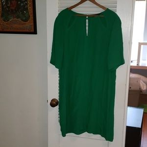 BCBG dress with elbow length sleeves & cutouts